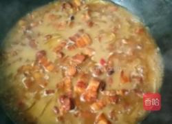 油菜焖肉的做法图解6