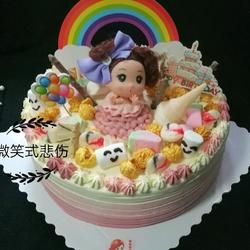 迷糊娃娃生日蛋糕的做法[图]