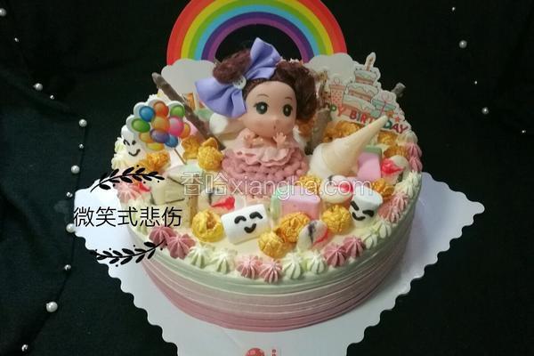 迷糊娃娃的零食世界生日蛋糕