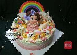 迷糊娃娃的零食世界生日蛋糕的做法图解1