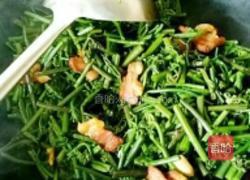 厥菜炒肉的做法图解4