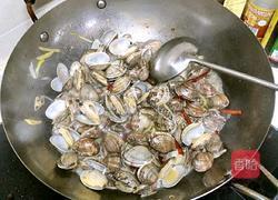 鲁菜大师蒋家常菜爆炒香辣花蛤的做法图解3