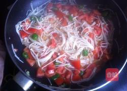 西红柿烩金针菇的做法图解5