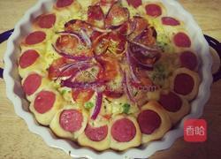 火腿圈香肠披萨的做法图解21