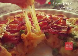 火腿圈香肠披萨的做法图解23