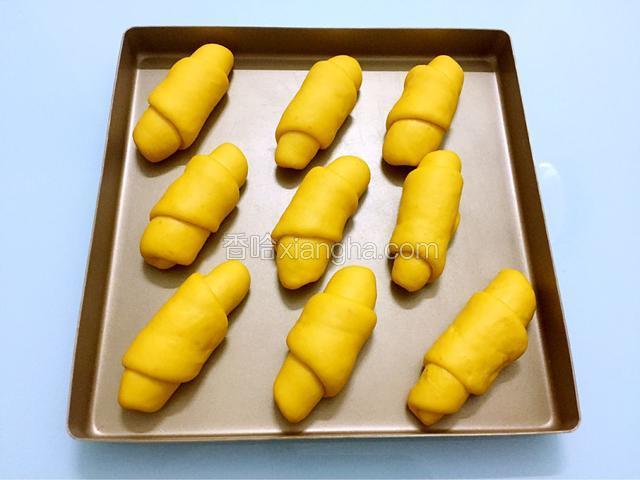 再次发酵至两倍大