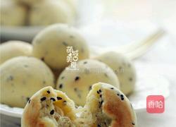 芝麻肉松麻薯：老少皆宜的咸口小点的做法图解12