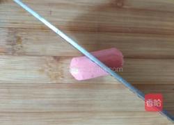 爱心香肠的做法图解2