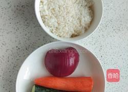 腊肠炒饭的做法图解1