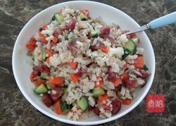 腊肠炒饭的做法图解6