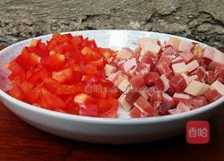 火腿炒豌豆的做法图解4