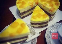 可可芒果慕斯蛋糕的做法图解26