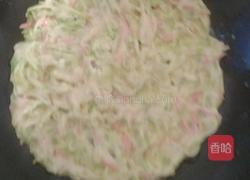 西葫芦火腿饼子外酥里嫩宝宝超爱吃的的做法图解7