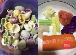 什锦贝壳面的做法图解1