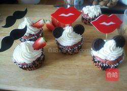 红丝绒杯子蛋糕的做法图解16