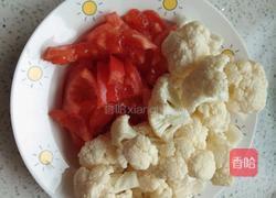 番茄菜花的做法图解2