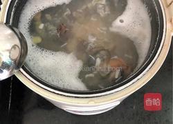 金蚝瑶柱瘦肉粥的做法图解6