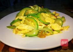 角瓜炒鸡蛋的做法图解5