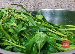 冲菜（芥末味菜心）的做法图解1