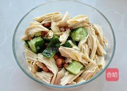 黄瓜拌腐竹花生米的做法图解6