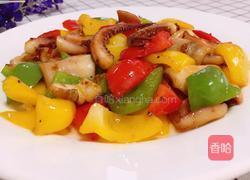 彩椒鱿鱼的做法图解12