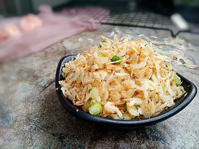 葱香炒虾皮