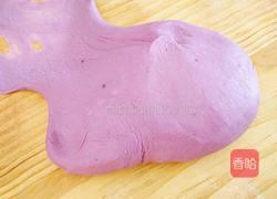 蔓越莓麻薯馅紫薯软欧的做法图解3