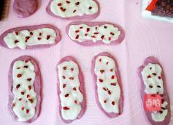 蔓越莓麻薯馅紫薯软欧的做法图解9