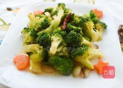 蒜炒西兰花的做法图解10