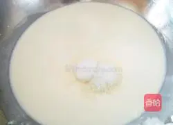 Illustration of how to make oolong tea passion fruit milk cap 5