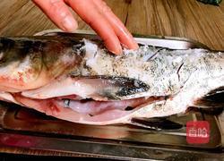 泡椒豇豆烧全鱼的做法图解5