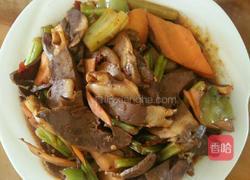 家常小炒猪心蒸饼的做法图解5