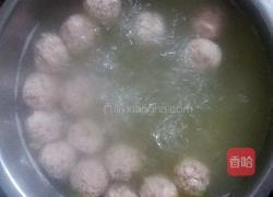 菠菜丸子汤的做法图解5