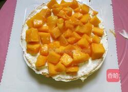 简单水果装饰生日蛋糕的做法图解4