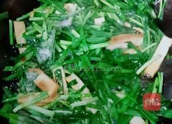 韭菜炒豆干的做法图解5