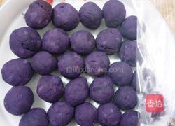 水晶紫薯汤圆的做法图解4