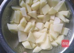 土豆烧肥肠的做法图解3