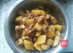 土豆烧肥肠的做法图解9