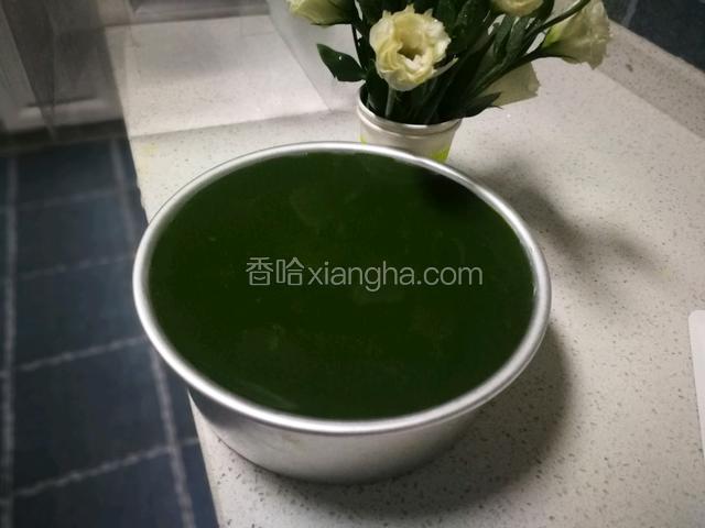 放入冰箱冷藏一个晚上。