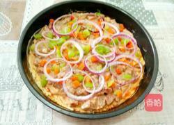 黑胡椒牛肉披萨的做法图解6