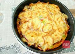 黑胡椒牛肉披萨的做法图解8