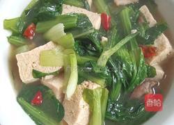 冻豆腐炖小白菜的做法图解6