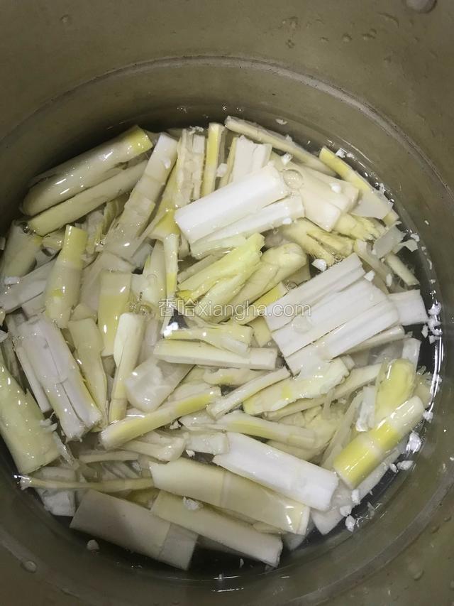 放高压锅煮5分钟去涩