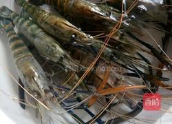 盐水煮大虾的做法图解3