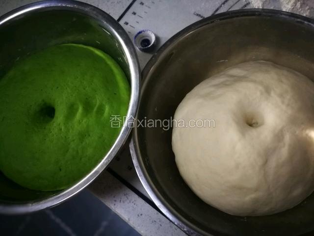 温暖出发酵至两倍大。