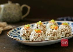 香菇糯米珍珠丸子的做法图解13