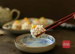 香菇糯米珍珠丸子的做法图解14