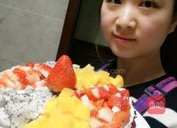 蓝风车草莓水果蛋糕的做法图解8