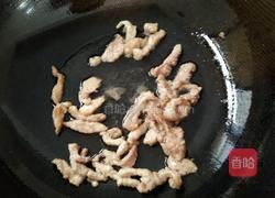 芹菜炒肉丝的做法图解4