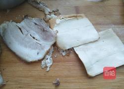 蒸五花肉豆腐干的做法图解2